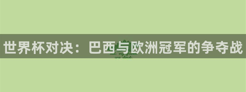 世界杯2026比赛时间表：世界杯对决：巴西与欧洲冠军的争夺战